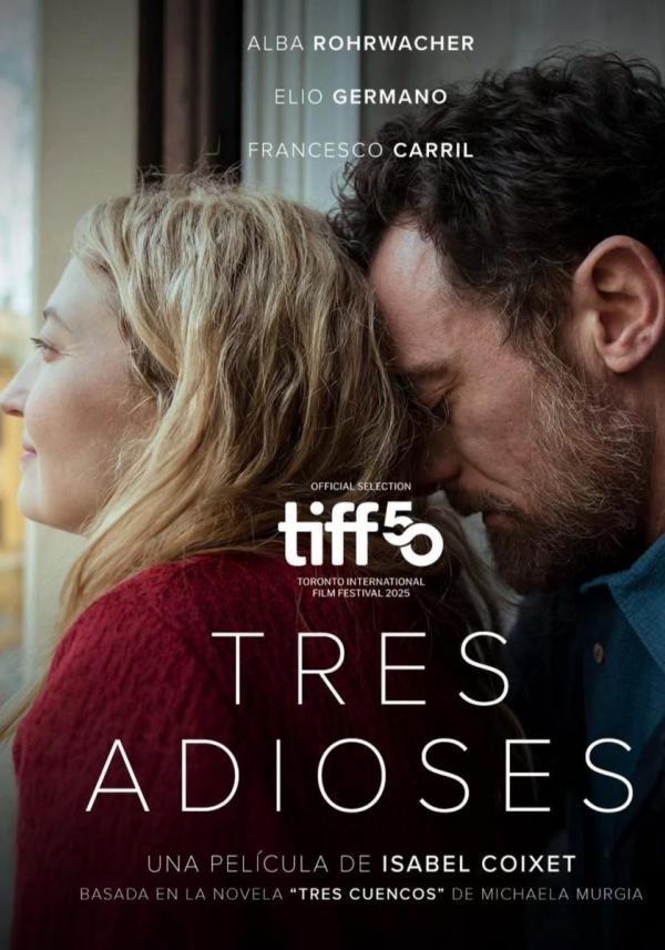 Caratula TRES ADIOSES